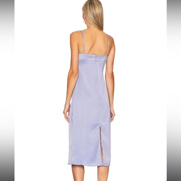 NWT Cowl Midi in Slate Blue WeWoreWhat - Picture 2 of 4